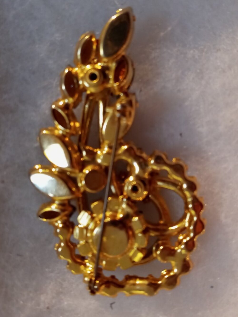 RARE! GORGEOUS VINTAGE ELEGANCE JULIANA RHINESTONE DEMI PARURE SET - Picture 6 of 8